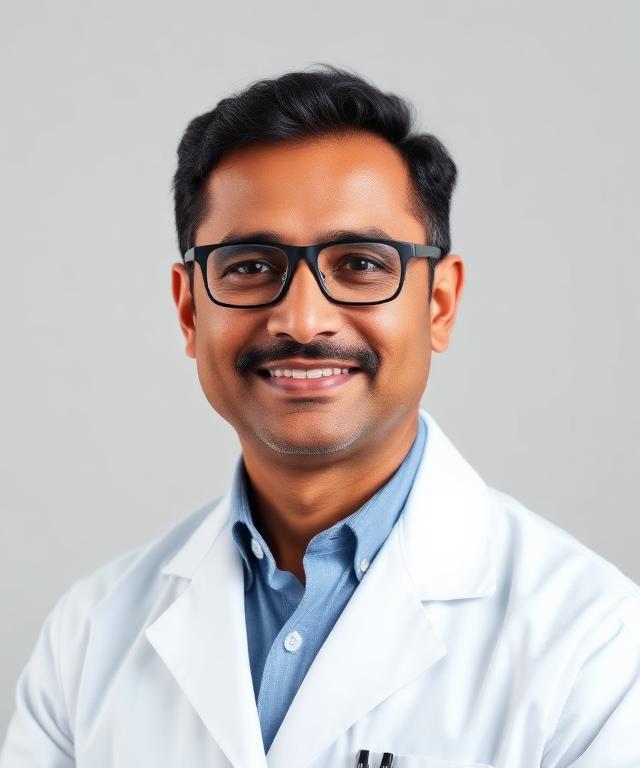 Portrait of Dr. Nimal Jayawardena, Consultant Oral & Maxillofacial Surgeon